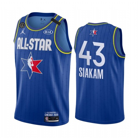 NBA Mænd Trøje Toronto Raptors Pascal Siakam 43 2020 All-Star Jordan Brand Blå Swingman NBA Mænd Trøje Toronto Raptors Pascal Siakam 43 2020 All-Star Jordan Brand Blå Swingman